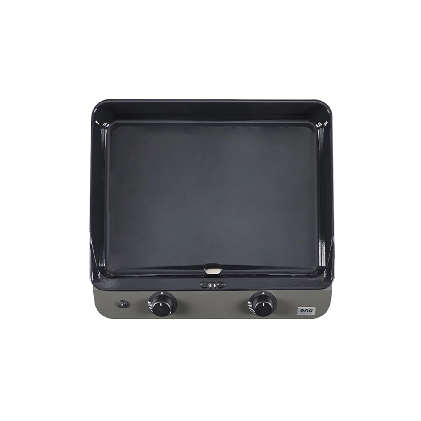 Combo Plancha Gaz Fusion 60 Gris Cargo 2 Brûleurs Avec Chariot - ENO – Image 6