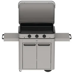 Combo Plancha Gaz Enosign 80 Inox (Chariot Et Capot) - ENO*