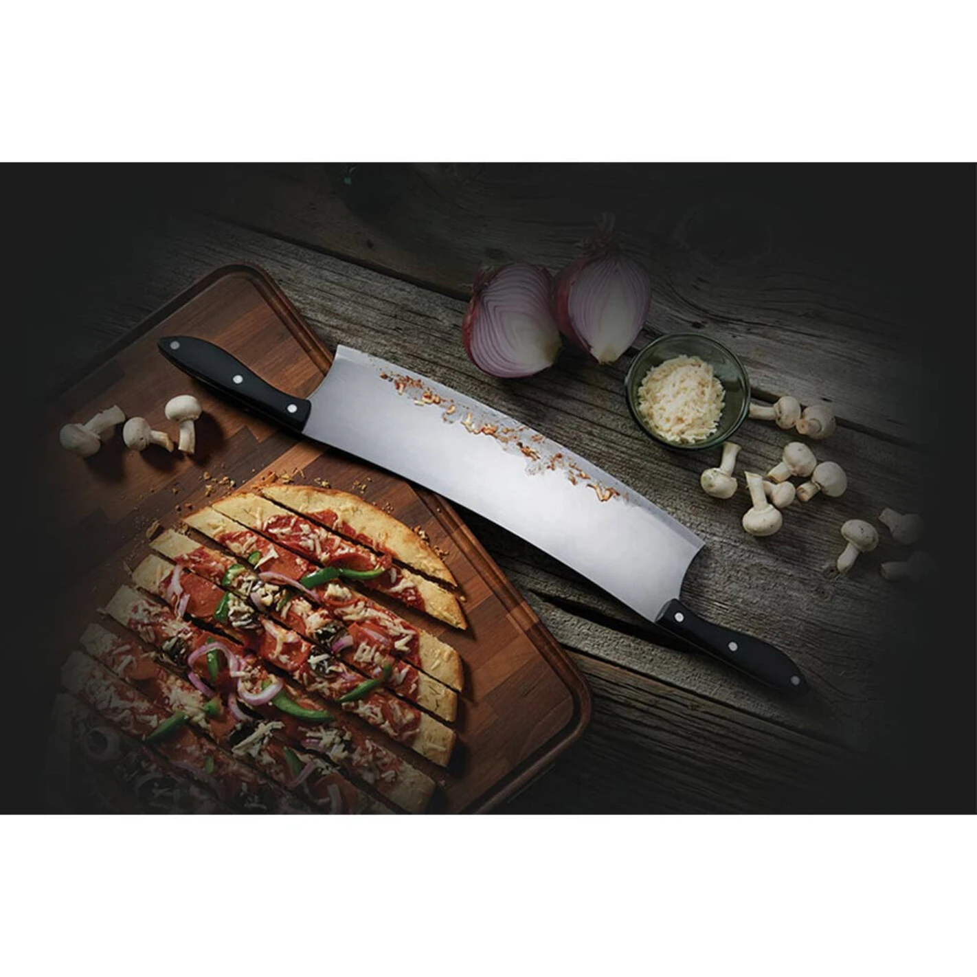 Coupe Pizza Et Hachoir à Bascule Inox - Napoleon – Image 2