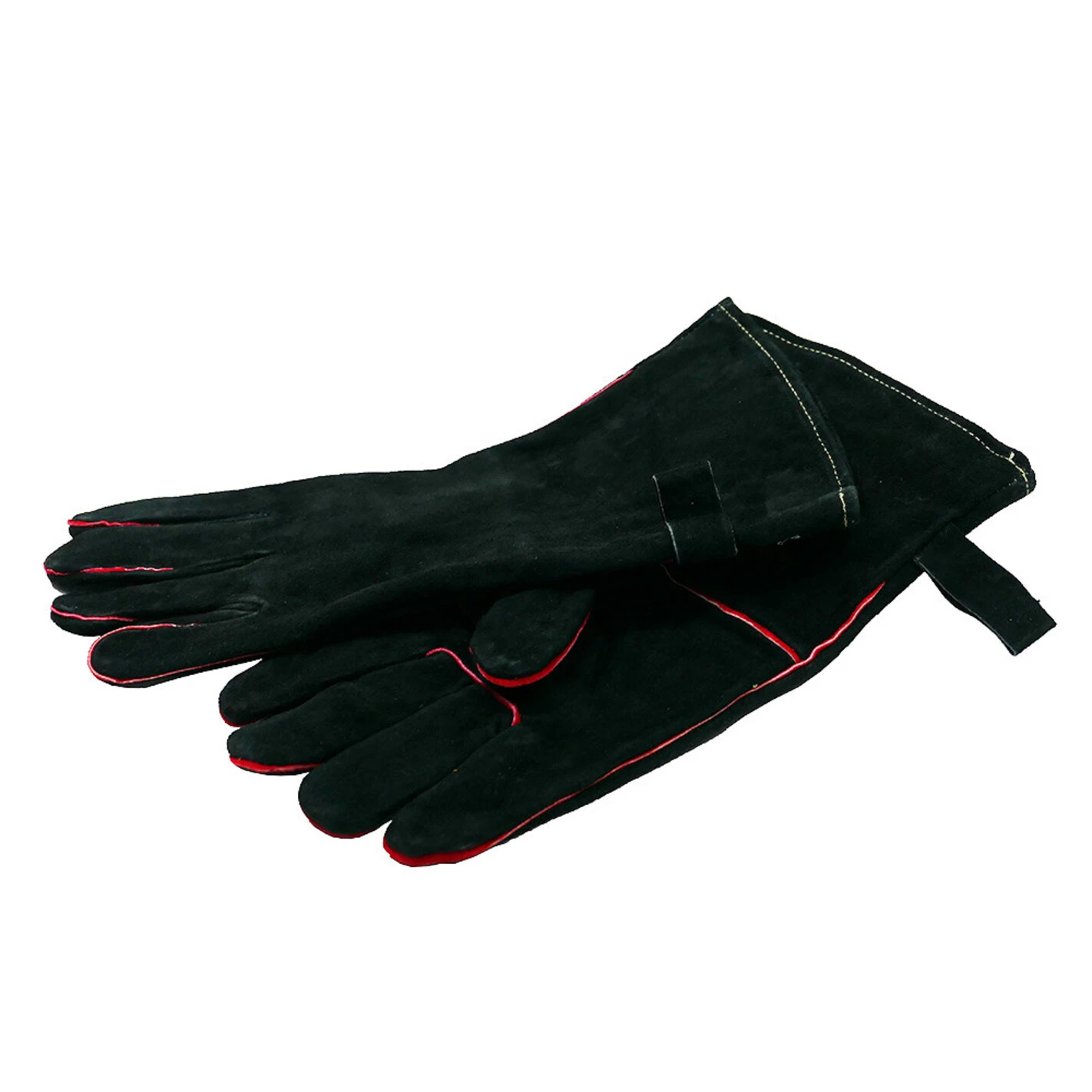 Paire Gants Barbecue Cuir Noir - Nordic Flame – Image 3