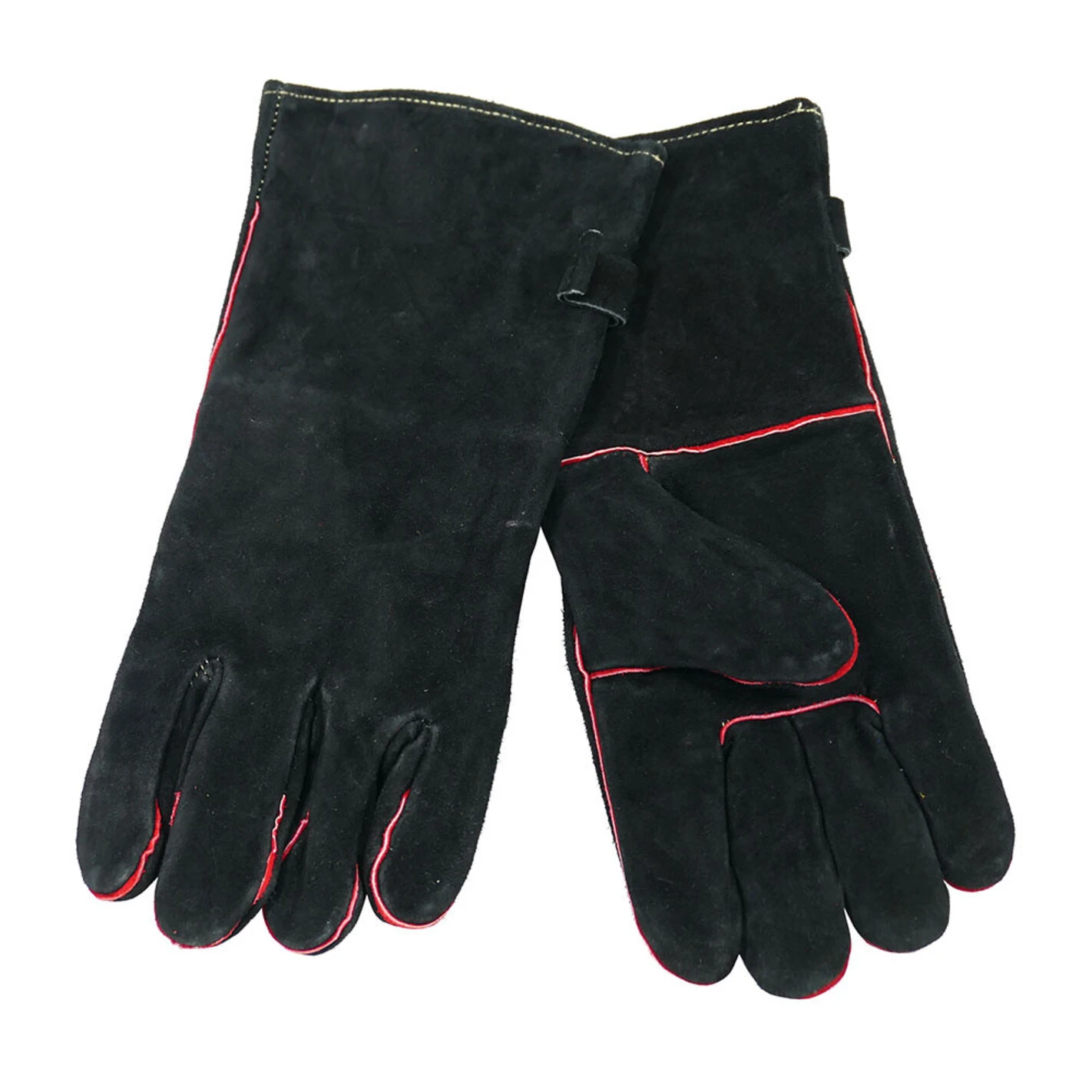 Paire Gants Barbecue Cuir Noir - Nordic Flame – Image 5
