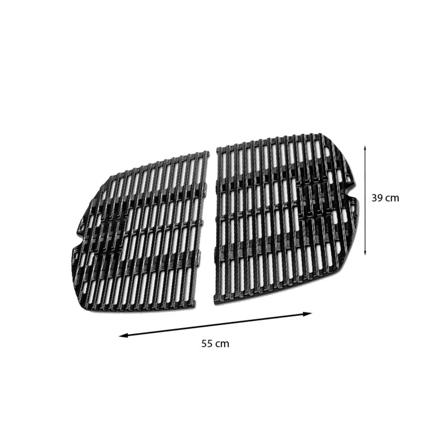 Grille Fonte émaillée Weber Q200/Q2000 - 2 Parties - Weber – Image 3