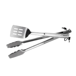 Kit 2 Ustensiles Pince + Spatule Inox Weber*