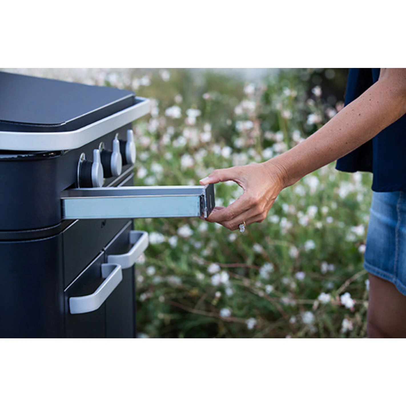 Plancha Gaz Enosign 80 Bleue Navy Avec Capot - ENO* – Image 7