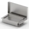 Plancha Gaz Encastrable Oasi 80 Inox Lisse Rainurée - Planet