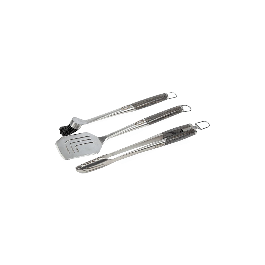 Set 3 Ustensiles Inox Pour Barbecue - Louisiana Grills